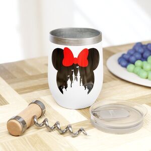 Minnie Mouse & Castle Chill Wine Tumbler